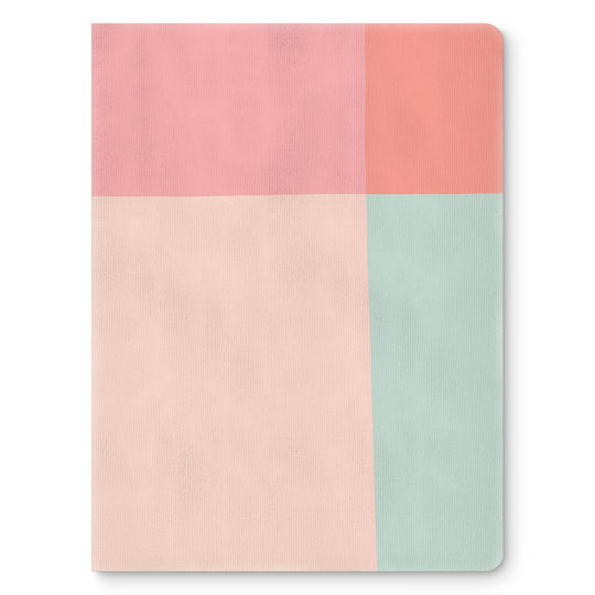 Pastel Color Block Medium Deconstructed Journal