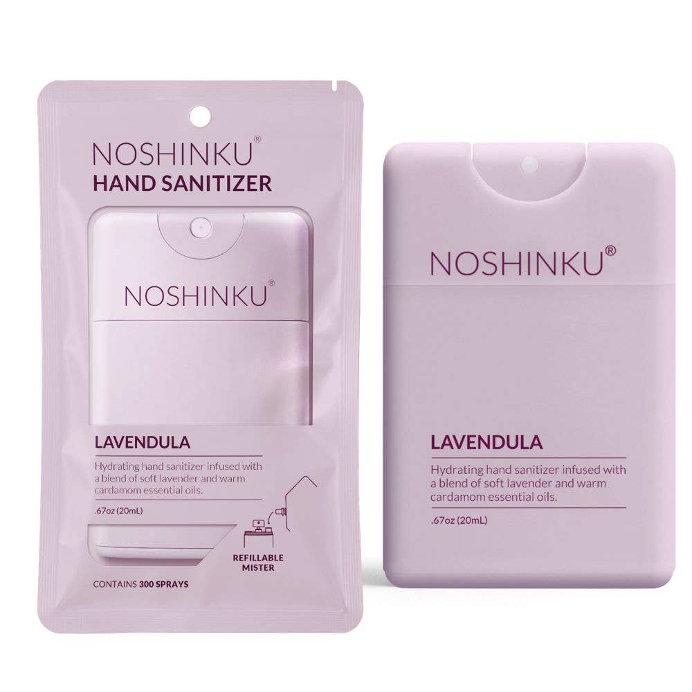 Refillable Lavender Ultra-Moisturizing Pocket Hand Sanitizer