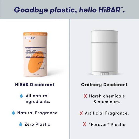 HiBAR Pink-Iris-Neroli Sensitive Skin Deodorant