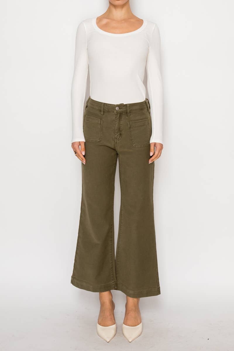 High Rise Palazzo Jeans