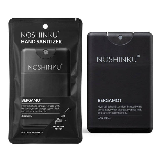 Refillable Bergamot Ultra-Moisturizing Pocket Hand Sanitizer