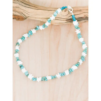 Bali Queen Turquoise Puka Shell Necklace - Simple Good
