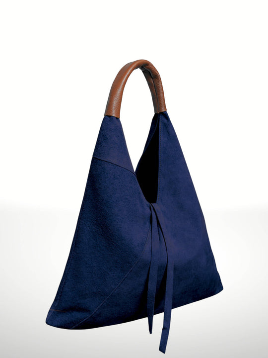 Dema Suede Shoulder Bag With Coin Purse