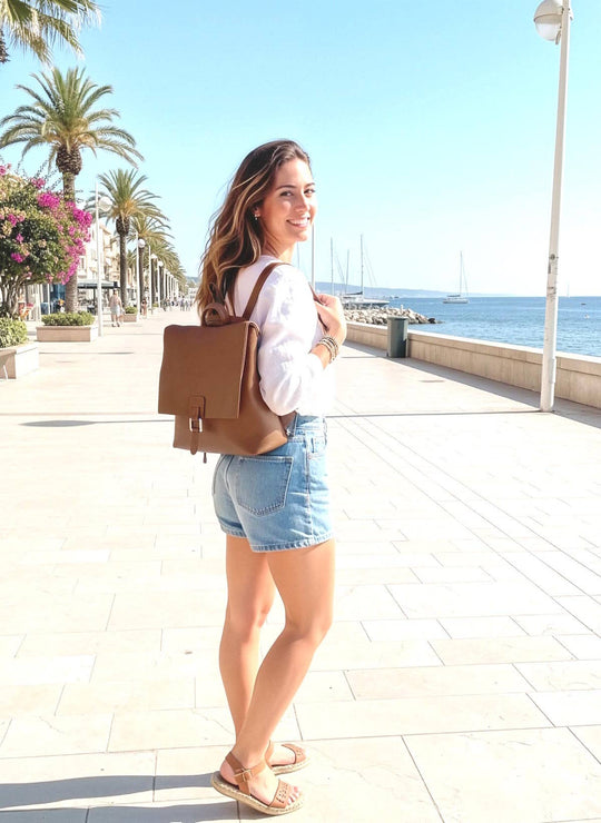 Italian Leather Backpack