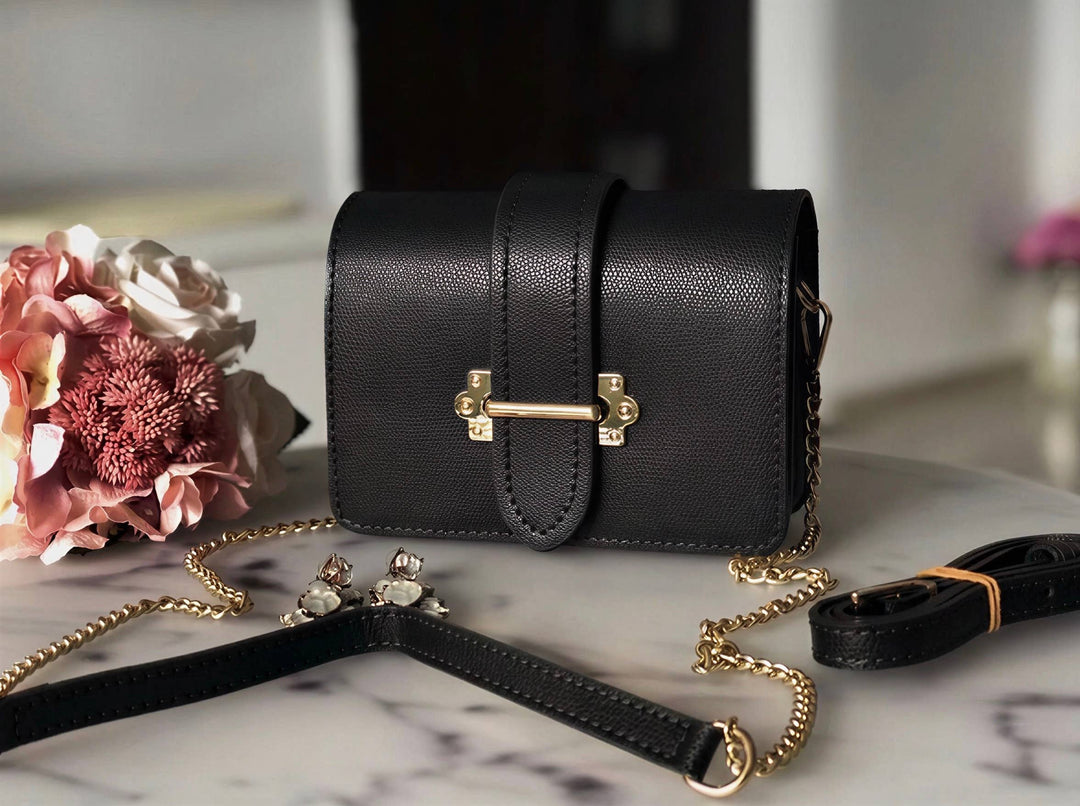 Small Genuine Leather Crossbody Bag