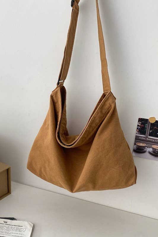Canvas Big Shoulder Bag
