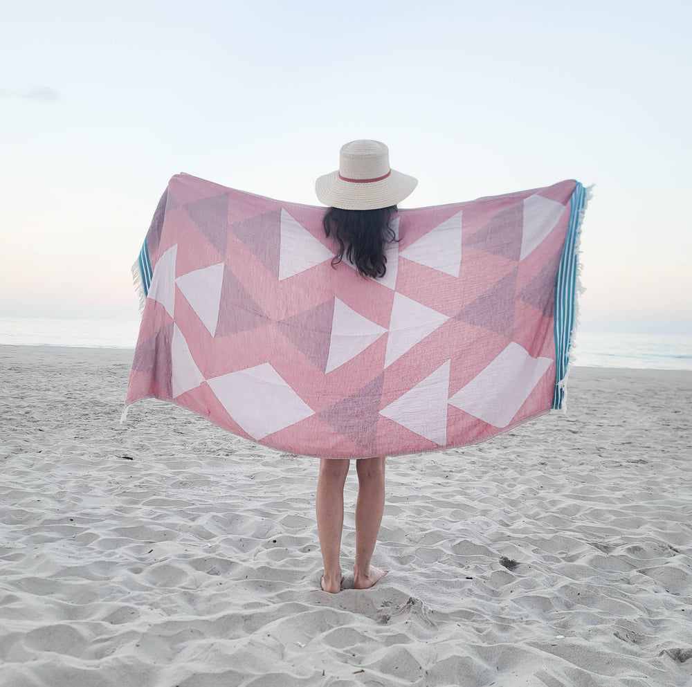 Zeugma Turkish Beach Towel | Double Sided Sand Free Towel
