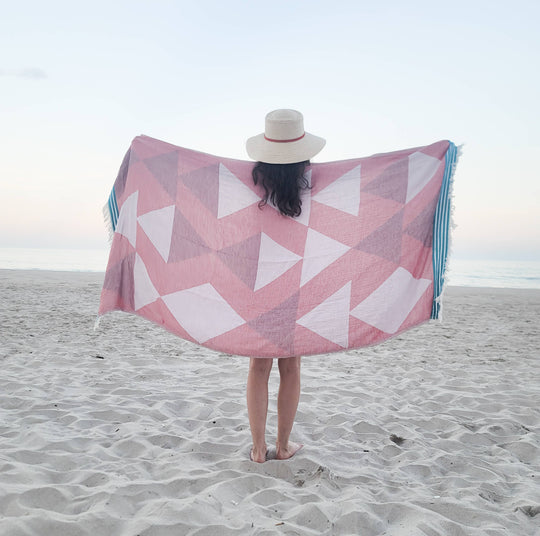 Zeugma Turkish Beach Towel | Double Sided Sand Free Towel