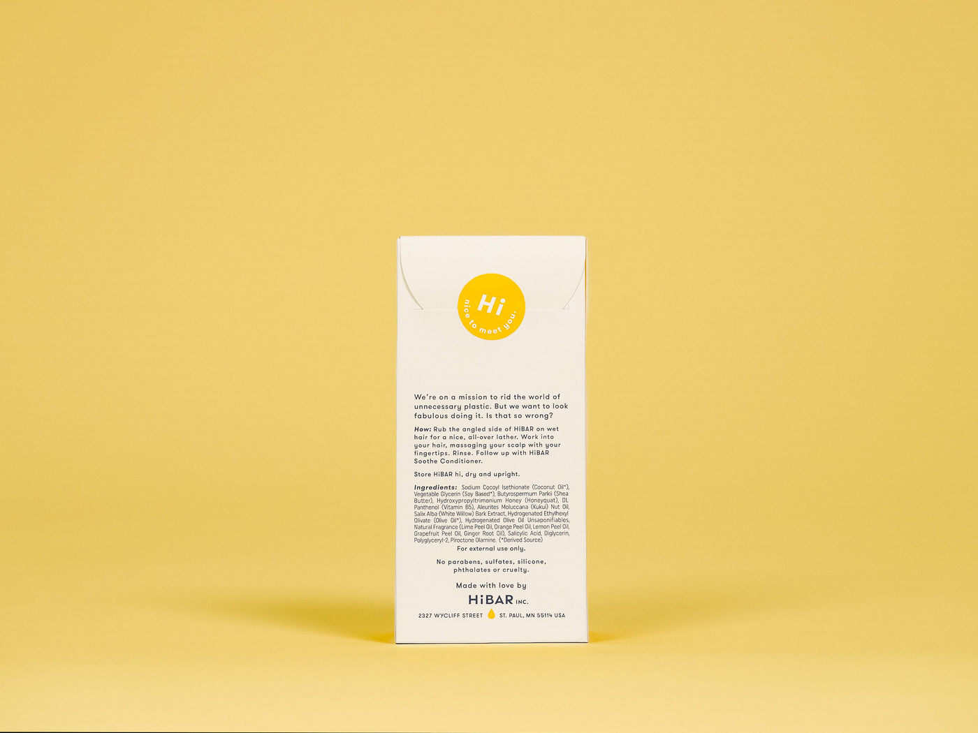 HiBAR Soothe Shampoo Bar
