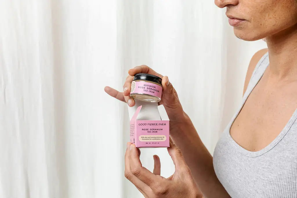 Rose Geranium Organic Herbal Face Cream