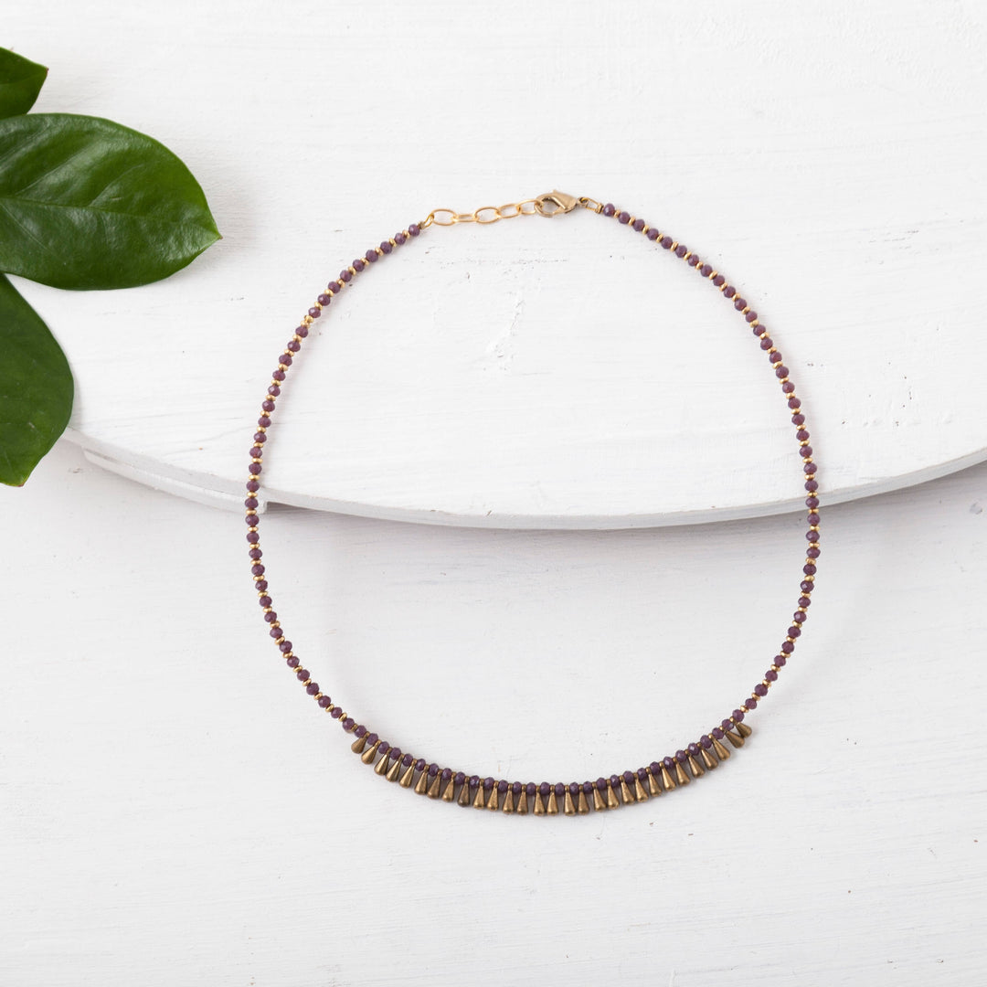 Beaded Dew Drop Necklace
