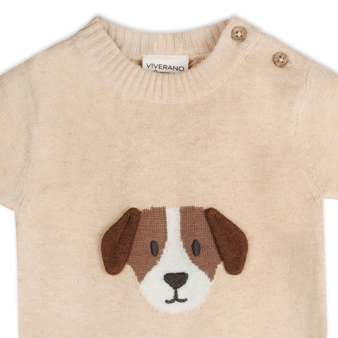Puppy Dog Applique Romper