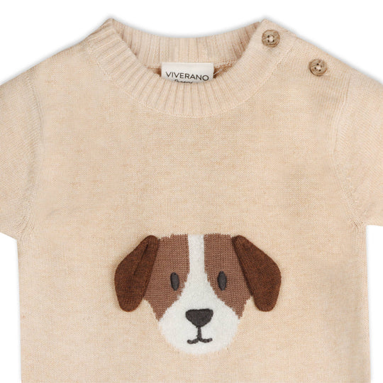 Puppy Dog Applique Romper