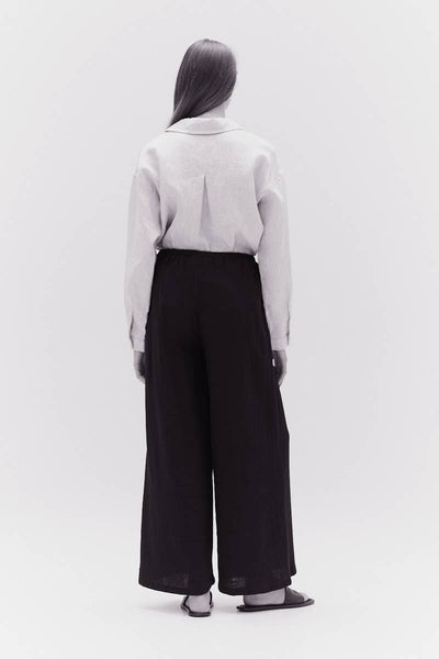 Long Line Gauze Pants