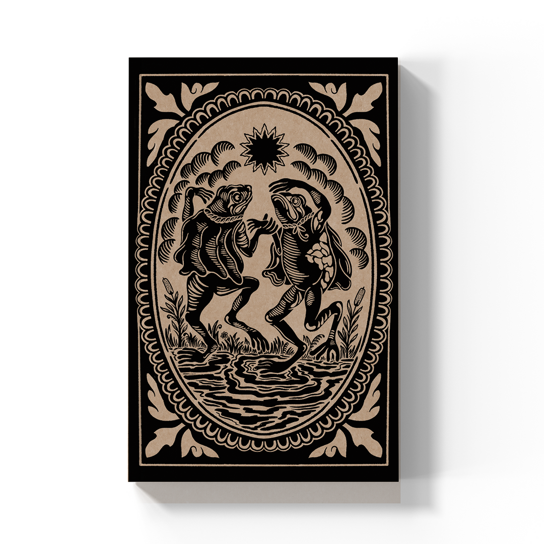 Dancing Frogs Kraft Classic Layflat Notebook