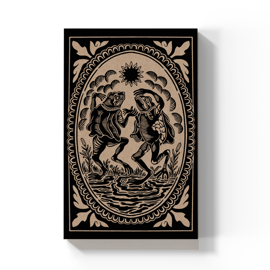Dancing Frogs Kraft Classic Layflat Notebook