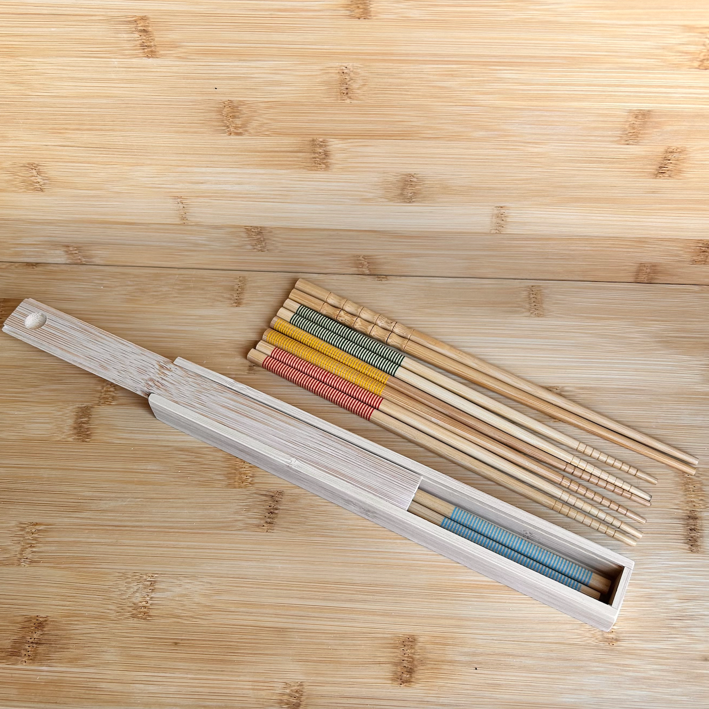Bamboo Switch Bamboo Chopstick Storage Travel Box | Sushi Night - Simple Good