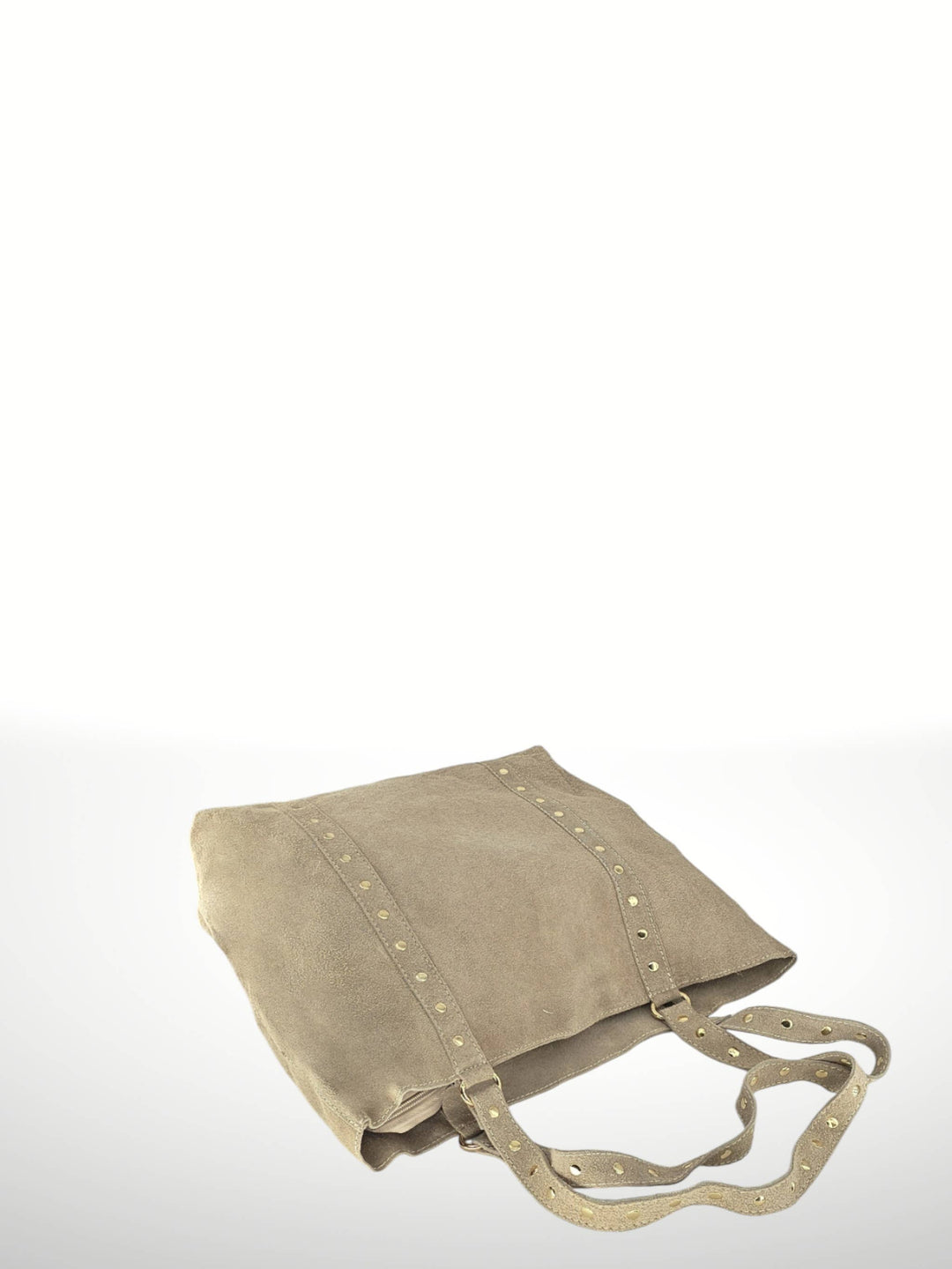 Vircina Studded Suede Tote Bag