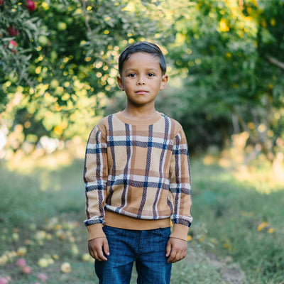 Crew Neck Organic Pullover Sweater