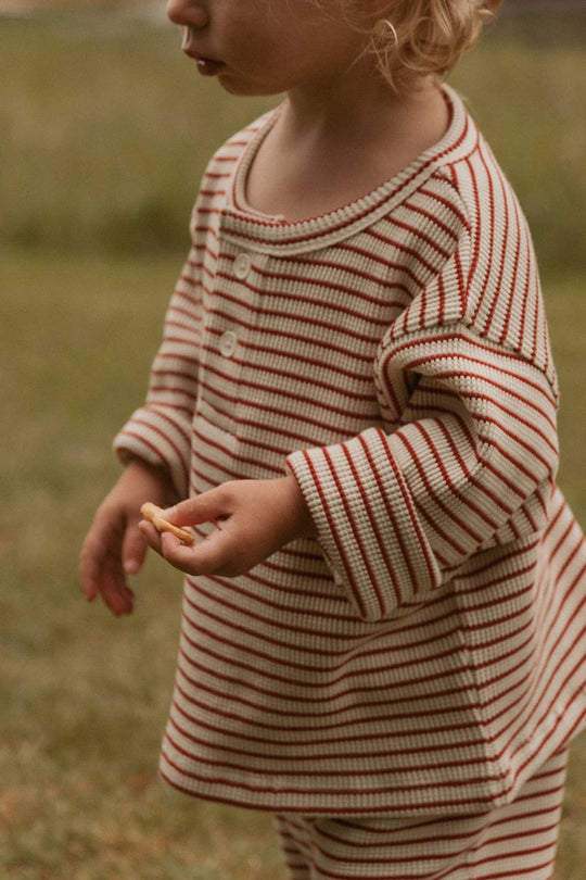 Micky Set in Thin Turtledove Stripe