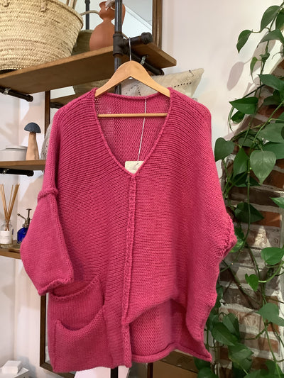 Alpaca Blend Asymmetrical Sweater