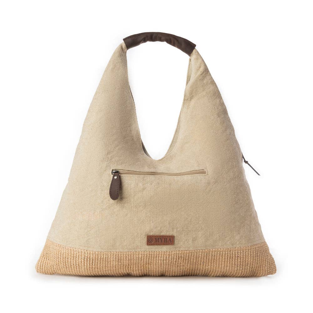 Myra Sandmoor Soft Shoulder Bag in Sandy Espresso
