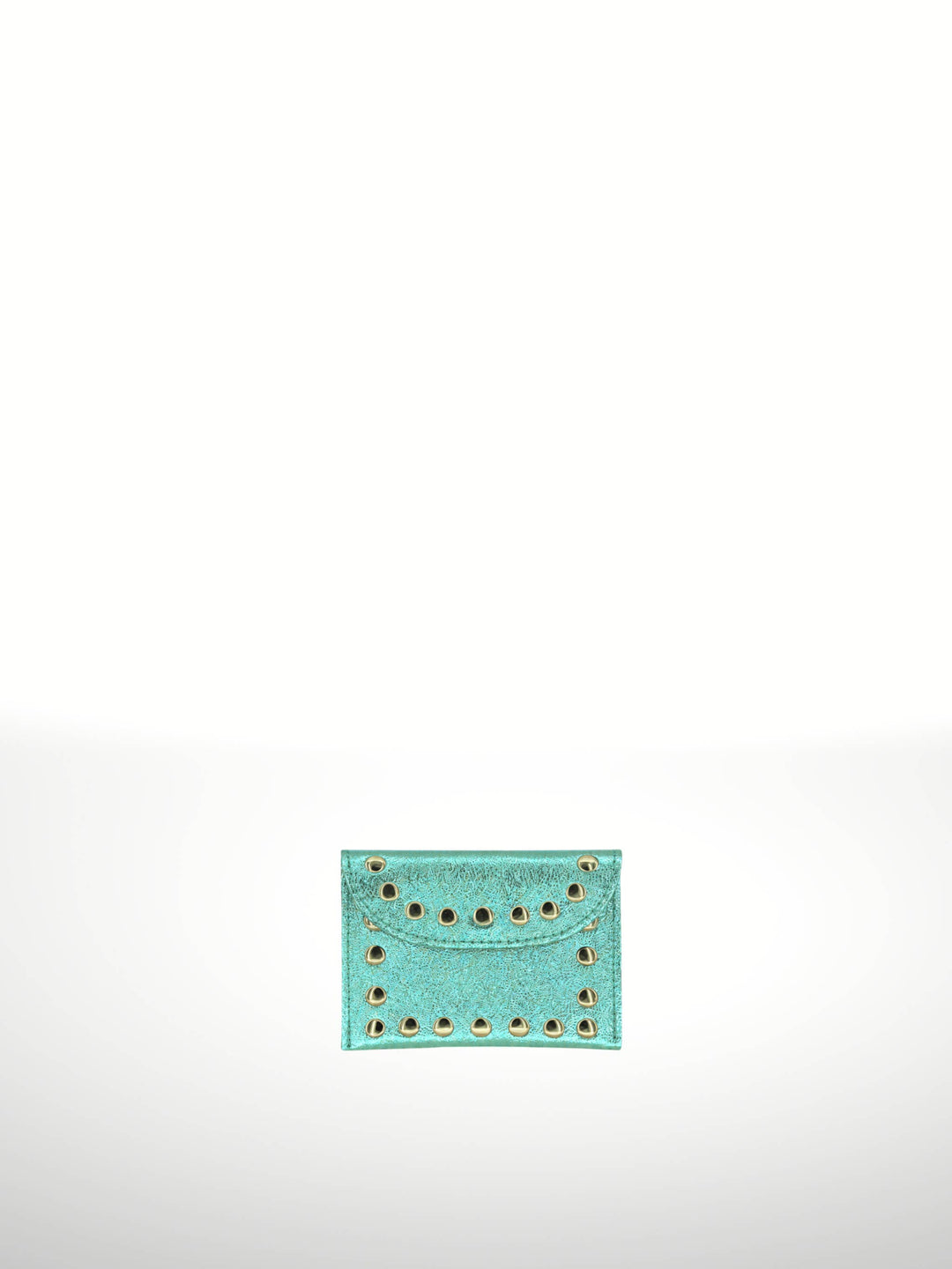 Leather Wallet with Studs