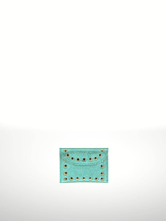 Leather Wallet with Studs