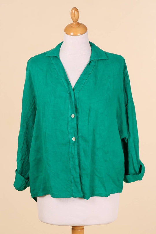 Standard Italian Linen Button Up