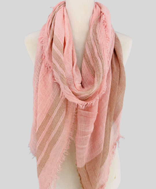 Stonewash Vintage Feel Frayed Scarf