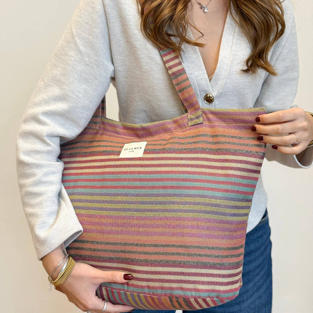 Large Zippered Tote Bag
