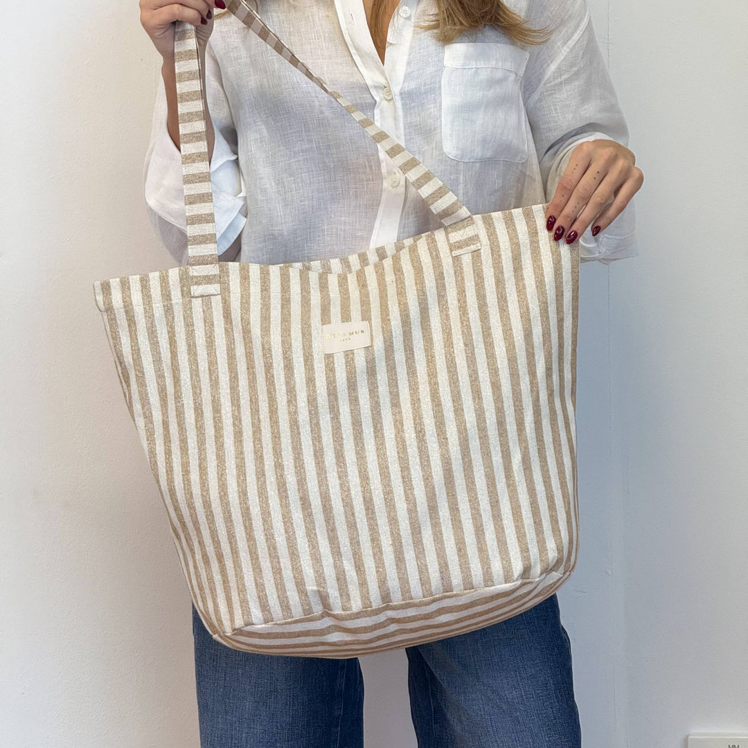 Large Zippered Tote Bag