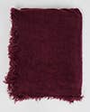 Solid Cashmere Blend Woven Blanket Scarf