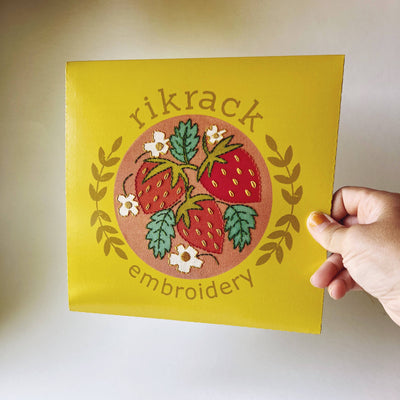 Strawberries Embroidery Kit