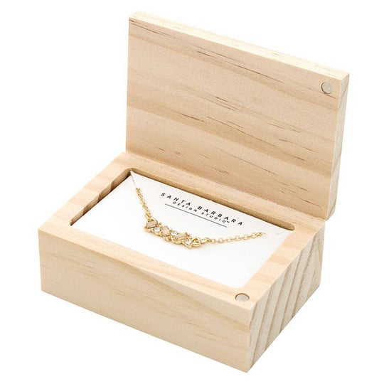Treasure Box Necklace - Golden Shadow - Thank You