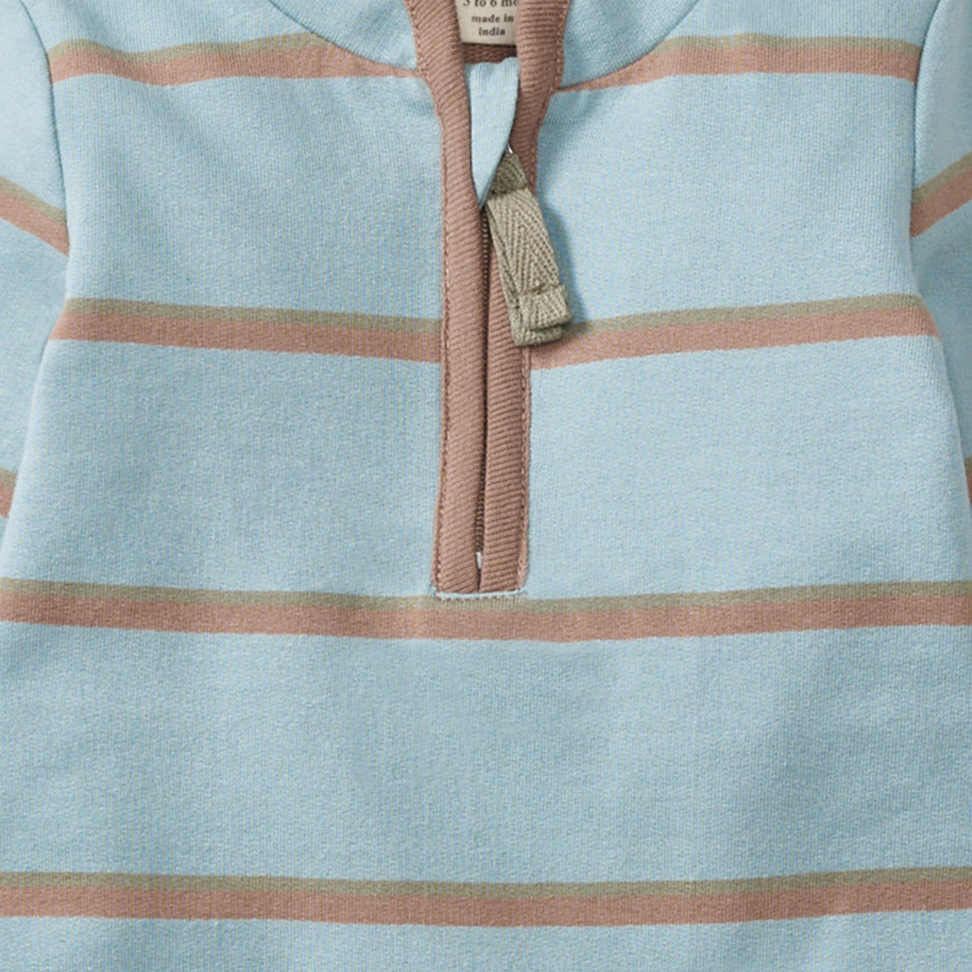 Blue Holland Stripe Infant Jumpsuit