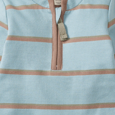 Blue Holland Stripe Infant Jumpsuit
