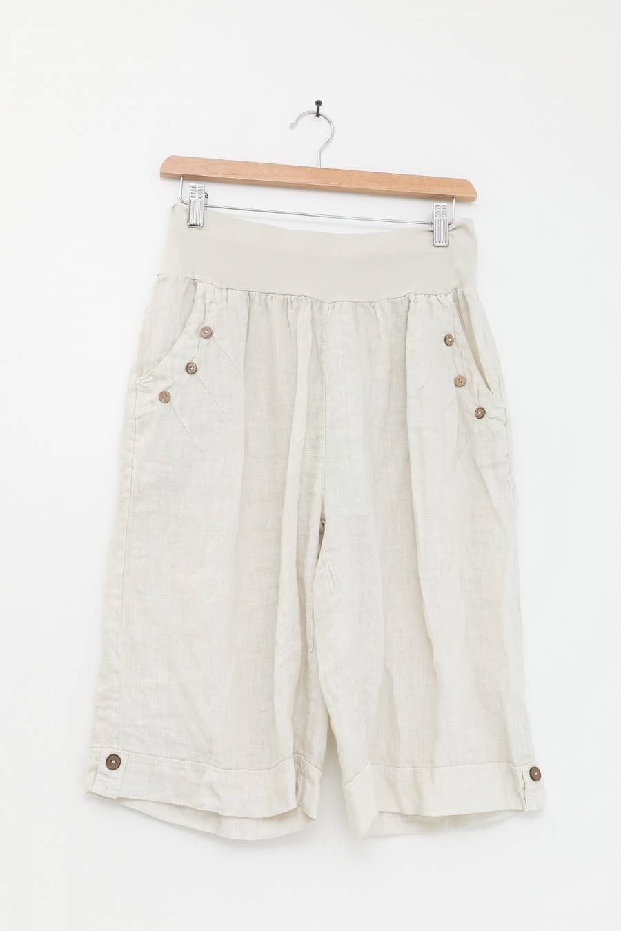 Linen Bermuda Shorts