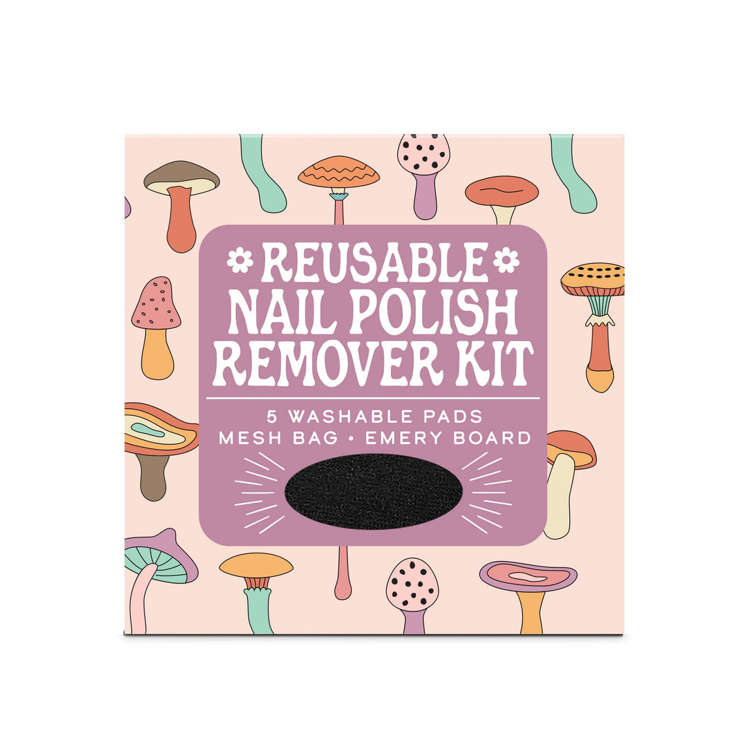 Mushroom Melody Reusable Nail Polish Remover Kit