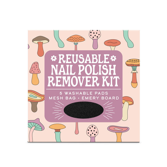 Mushroom Melody Reusable Nail Polish Remover Kit