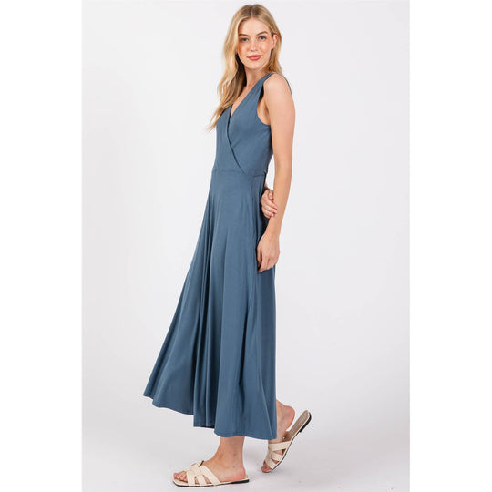 Sleeveless Wide Leg Jumpsuit