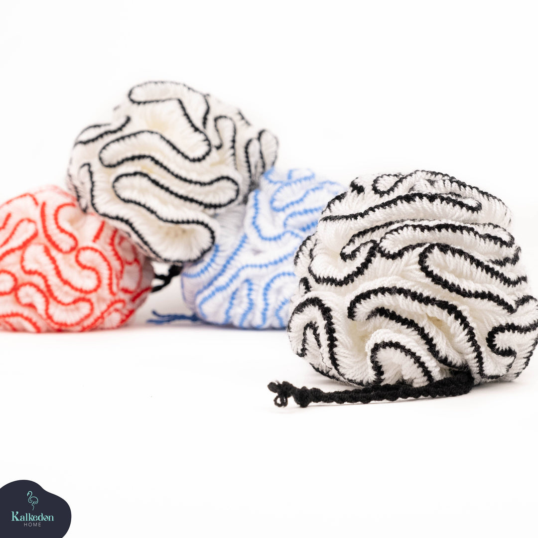 Organic Cotton Shower Pouf