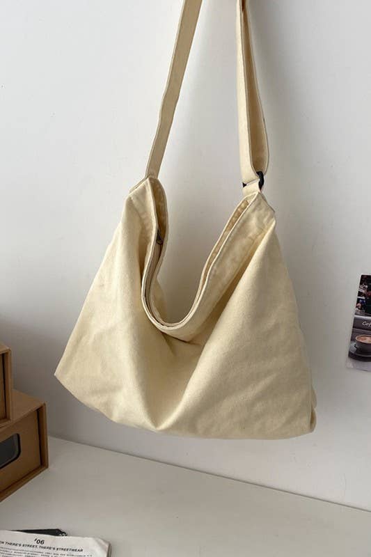 Canvas Big Shoulder Bag
