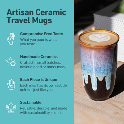 Monsoon Ceramic Travel Mug 16oz