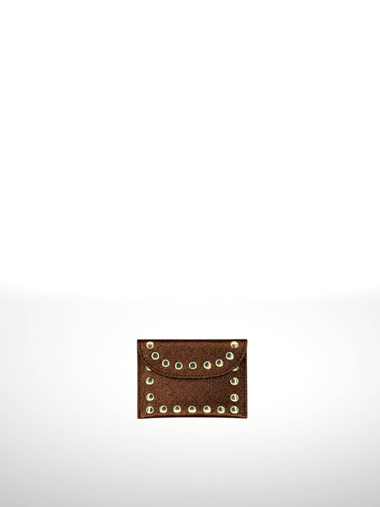 Leather Wallet with Studs