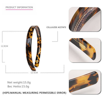 Wide Acetate Headband