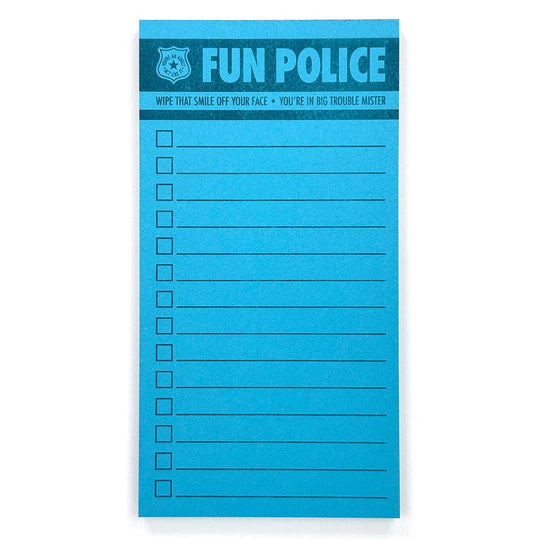 Fun Police Notepad