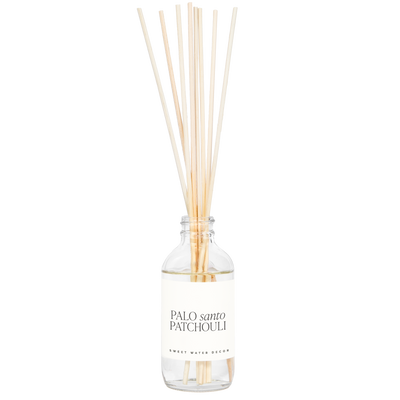 Sweet Water Decor Palo Santo Patchouli Clear Reed Diffuser - Home Decor & Gift - Simple Good