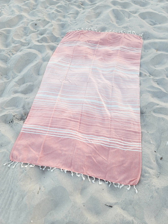 Tegula Turkish Towel | Sand Free Beach Towel |Jacquard Woven