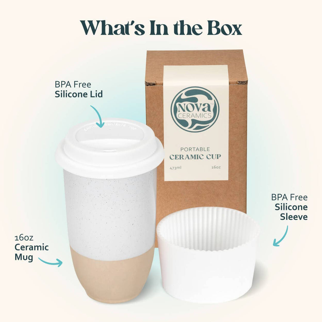 Dune 16oz Ceramic Travel Mug